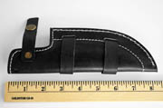 Large Black Leather Tracker Sheath Fixed Blade Knife Hunting Skinning Blanks Knives