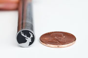 Mosaic Pin #109 Stag Deer 1cm Steel Knife Making Handle Scales Grips Hunting Knives