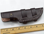 Dark Brown Thick Leather Tracker Sheath Blade Knife Blanks Knives Case Large Big